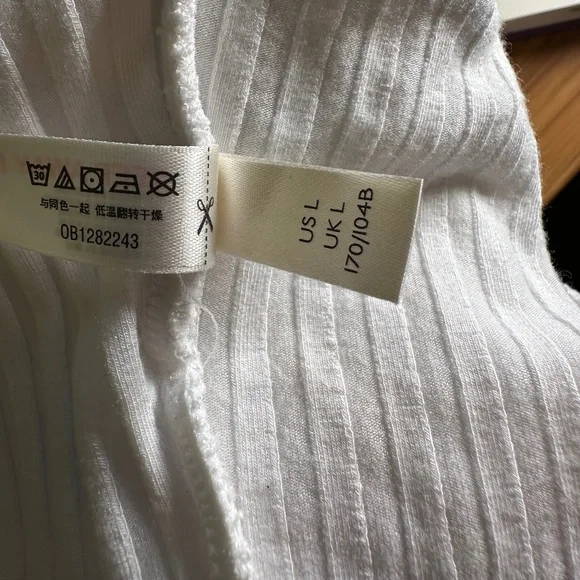 Free People White Romper Large - Picture 3 of 8